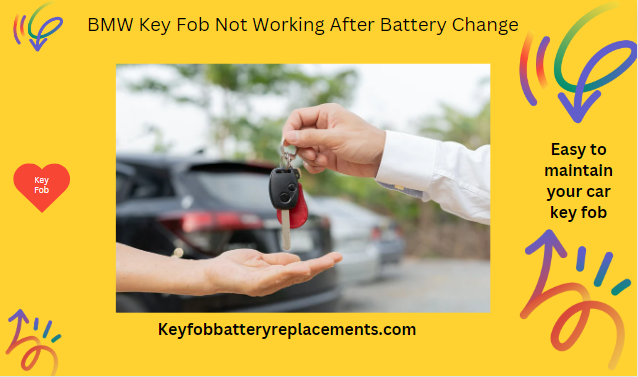 car won't start after changing key fob battery