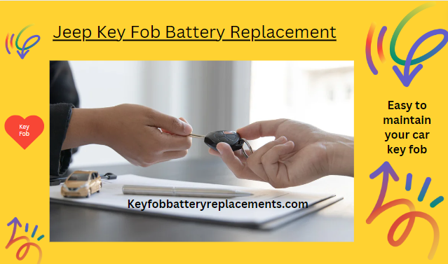 jeep key fob battery replacements